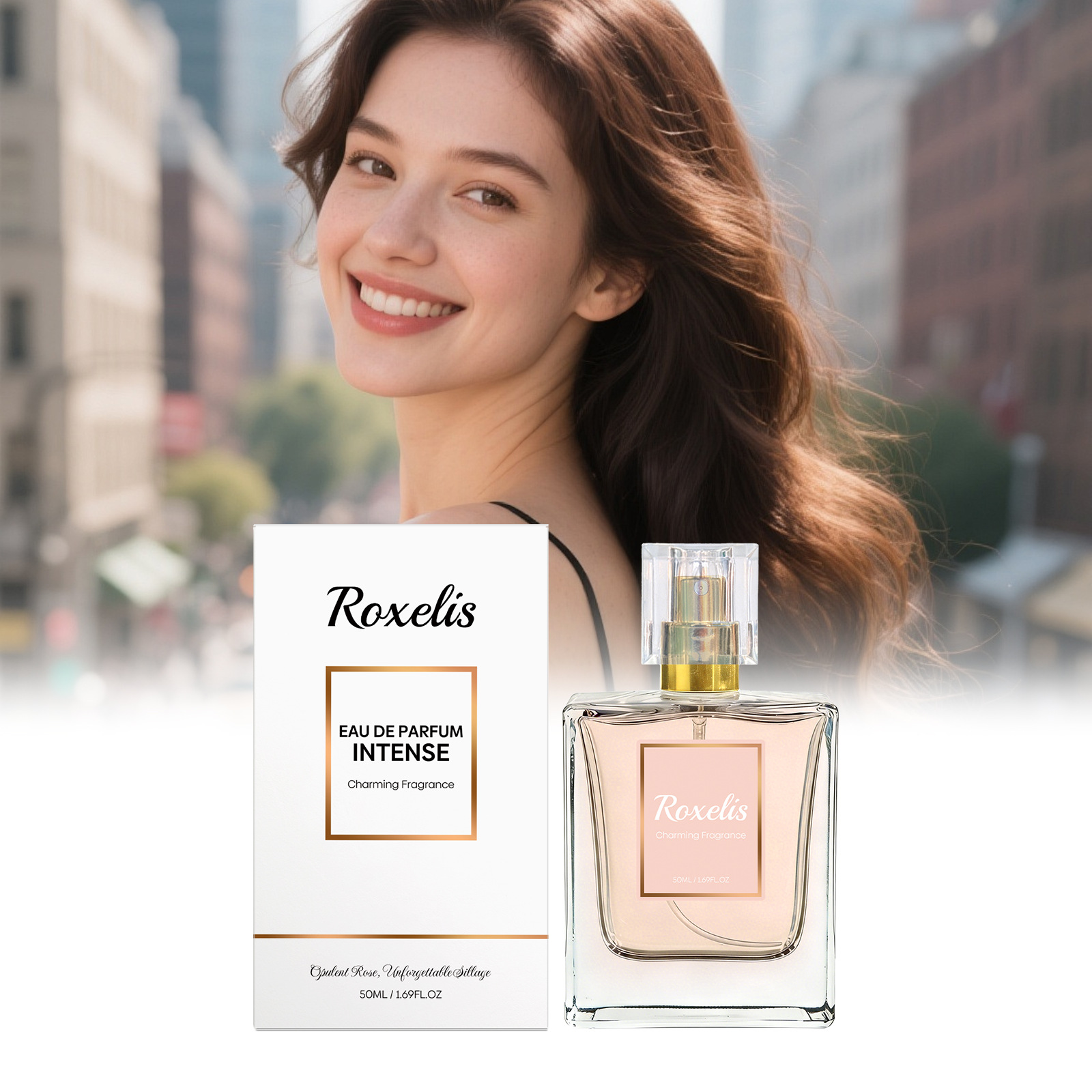 Perfume Fragrance Mist - Semprotan Aroma Mawar Vanila, Wangi Tahan