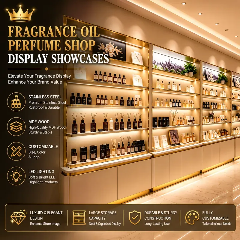 Perfume Fragrance Shop - Toko Parfum Minyak Wangi Menampilkan Etalase