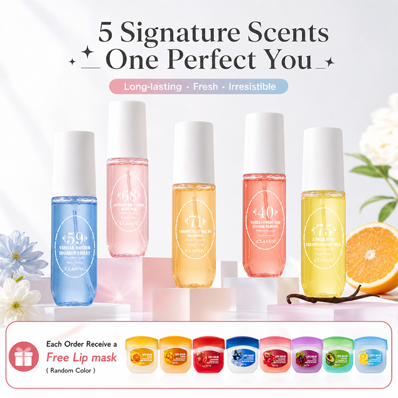 Perfume Fragrance Mist - Parfum Mist Body Spray 5 Aroma