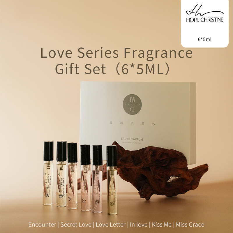 Perfume Aqua Fragrance - HOPE CHRISTINE Love 6pcs Set Hadiah