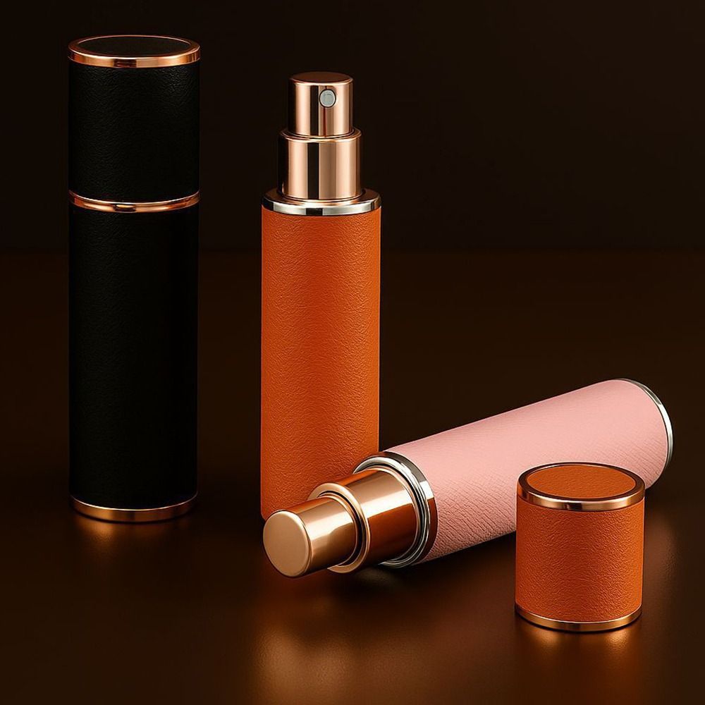 Botol Parfum Kulit PU Fashion  - Perfume Fragrance Mist ulasan dan harga