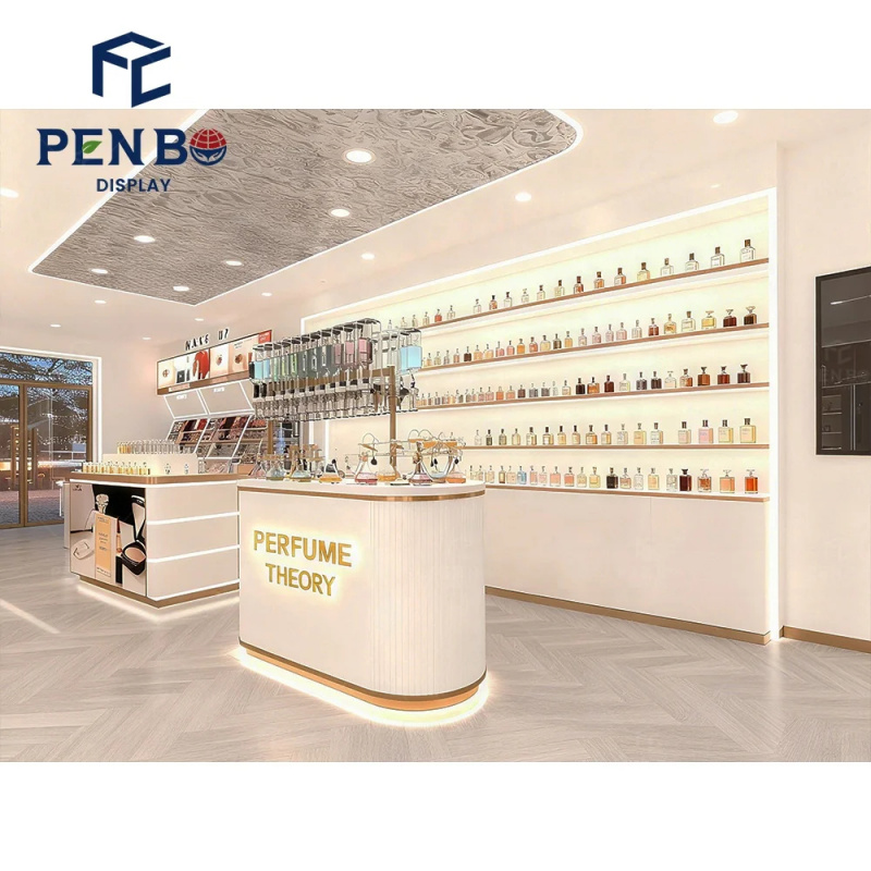 Lemari Pajangan Parfum Bercaha - Perfume Fragrance Shop ulasan dan harga