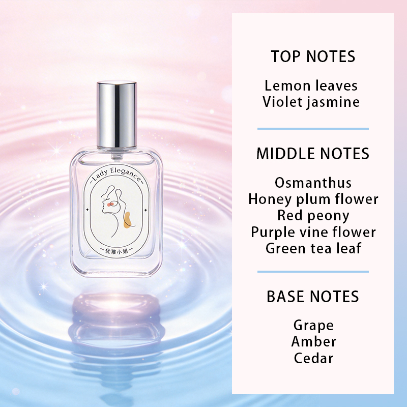 Wewangian Wanita Elegan Lady F - Perfume Aqua Fragrance ulasan dan harga