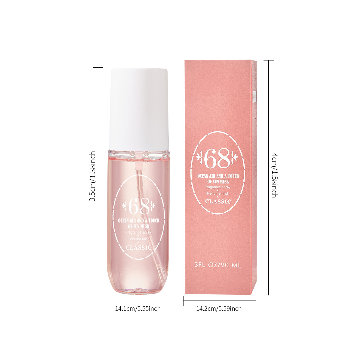Parfum Mist Body Spray 5 Aroma - Perfume Fragrance Mist ulasan dan harga