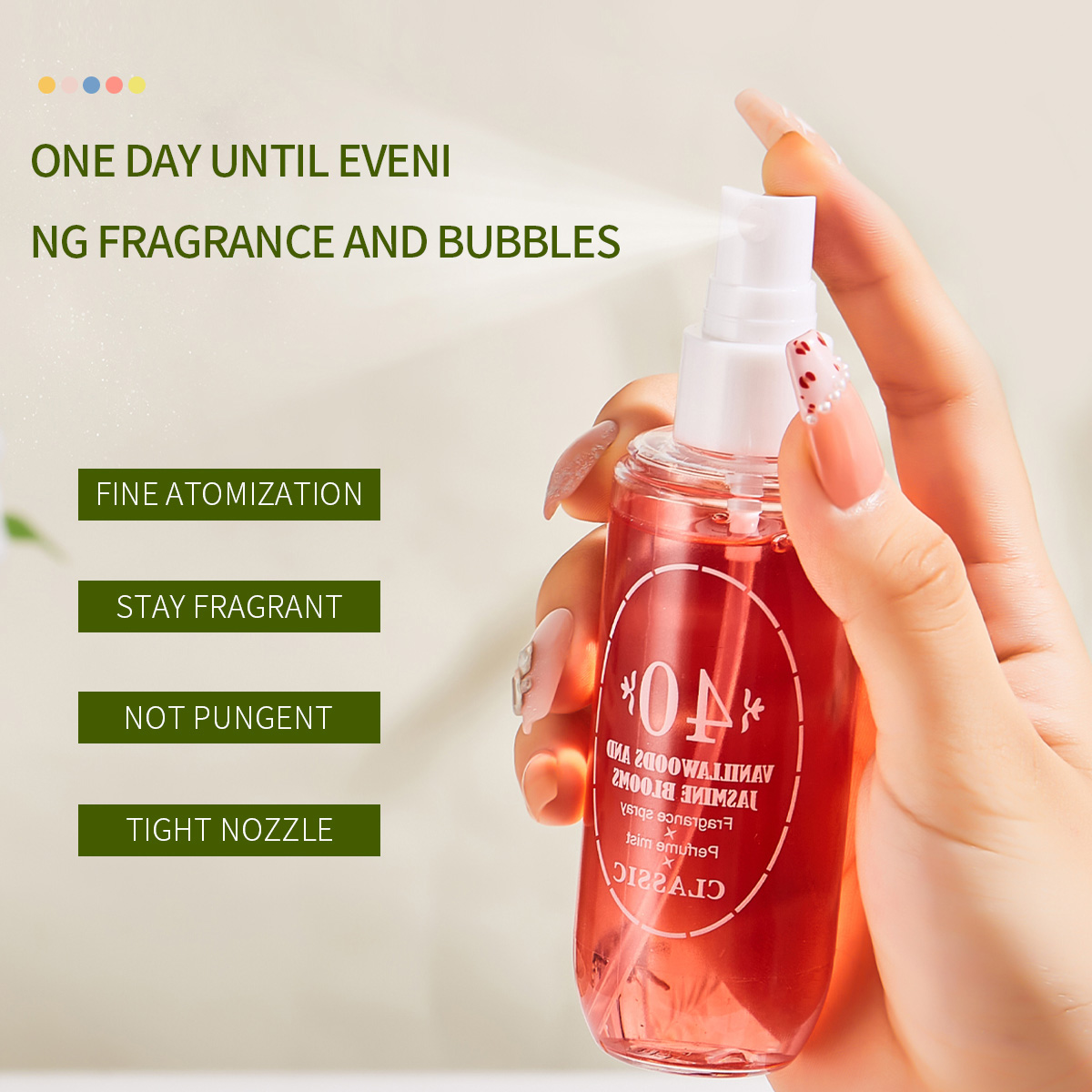 Parfum Mist Body Spray 5 Aroma - Perfume Fragrance Mist ulasan dan harga