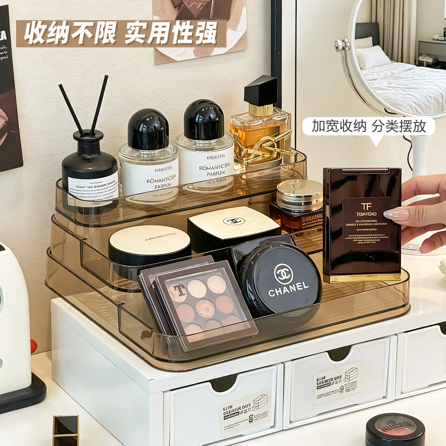 Rak Penyimpanan Parfum Premium - Perfume Fragrance Levels ulasan dan harga